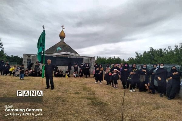 عزاداری عاشورا حسینی در روستای دلمرز