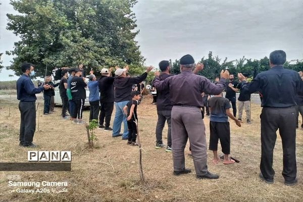 عزاداری عاشورا حسینی در روستای دلمرز