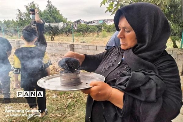 عزاداری عاشورا حسینی در روستای دلمرز