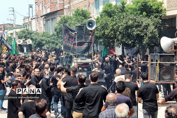 عزاداری عاشورای حسینی در گلوگاه