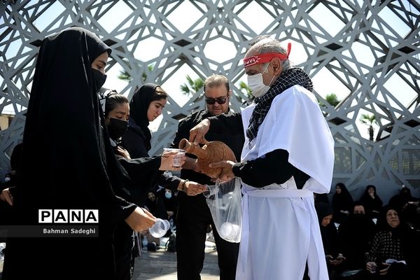 مراسم عزاداری روز عاشورا در میدان امام حسین(ع)