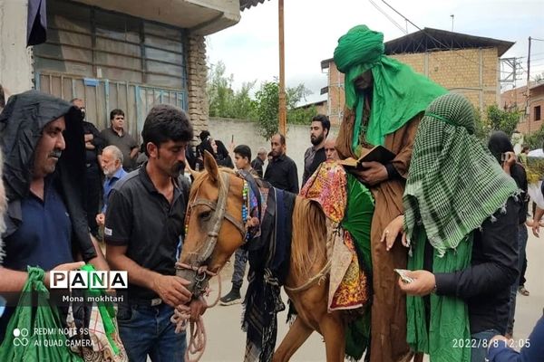 عزاداری عاشورا حسینی در روستای دارابکلا