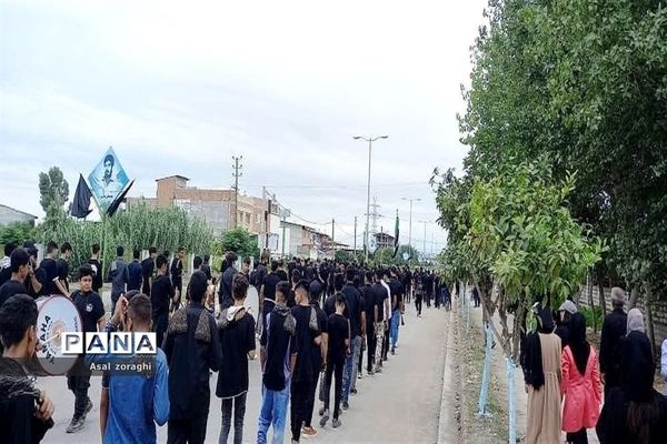 سوگواری عاشورا حسینی در روستای شهریار کنده