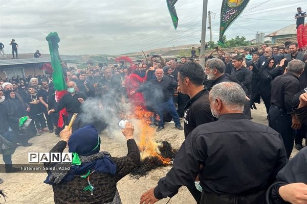 عزاداری عاشورا در روستای جامخانه