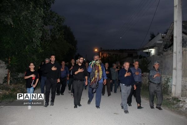 مراسم شام غریبان امام حسین در روستای چمان