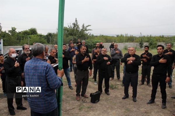 مراسم شام غریبان امام حسین در روستای چمان