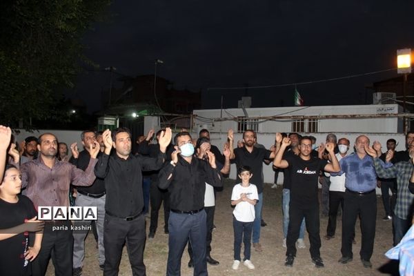 مراسم شام غریبان امام حسین در روستای چمان