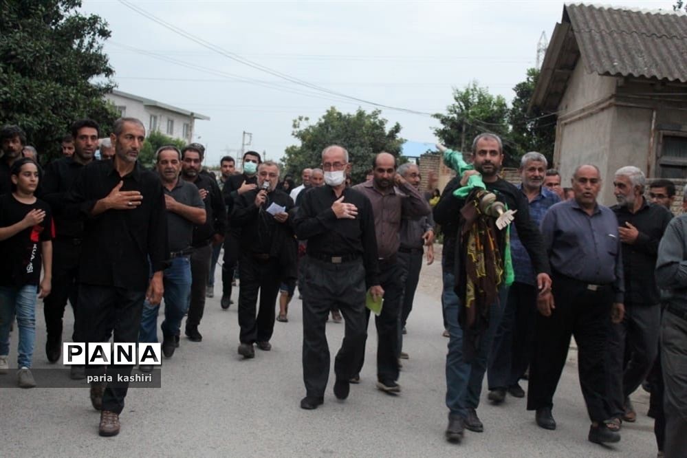 مراسم شام غریبان امام حسین در روستای چمان