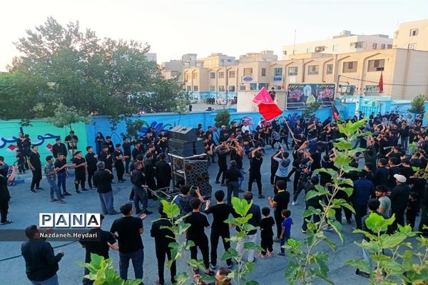 مراسم عزاداری عاشورای حسینی در شهرستان بهارستان