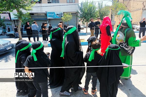 مراسم عزاداری عاشورای حسینی در شهرستان بهارستان