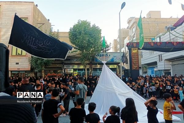 مراسم عزاداری عاشورای حسینی در شهرستان بهارستان