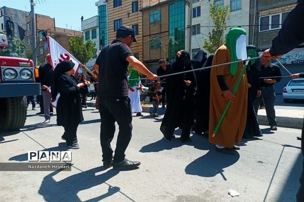 مراسم عزاداری عاشورای حسینی در شهرستان بهارستان