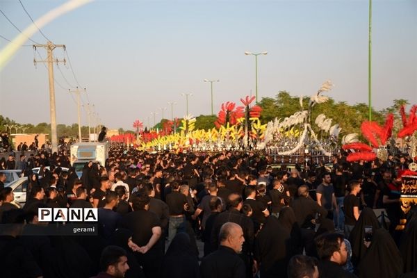 برگزاری آیین سقایی، سقاخوانی و کُتَل کودکان در روز عاشورا در نوش آباد