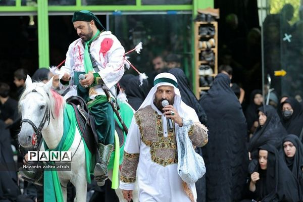 مراسم تعزیه‌خوانی در رینه لاریجان
