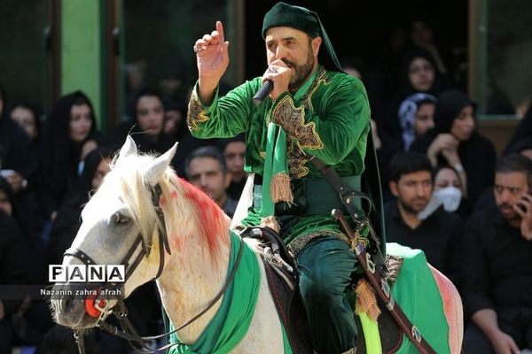 مراسم تعزیه‌خوانی در رینه لاریجان