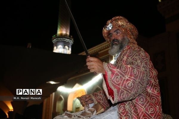 کاروان نمادین اسرای کربلا در قم