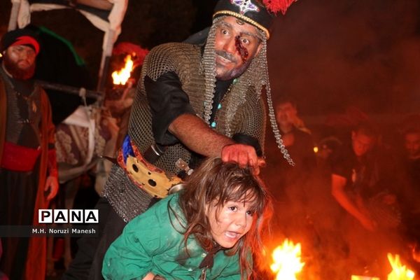 کاروان نمادین اسرای کربلا در قم