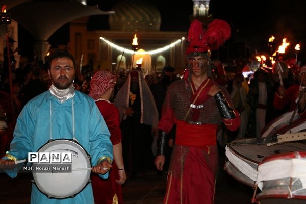 کاروان نمادین اسرای کربلا در قم