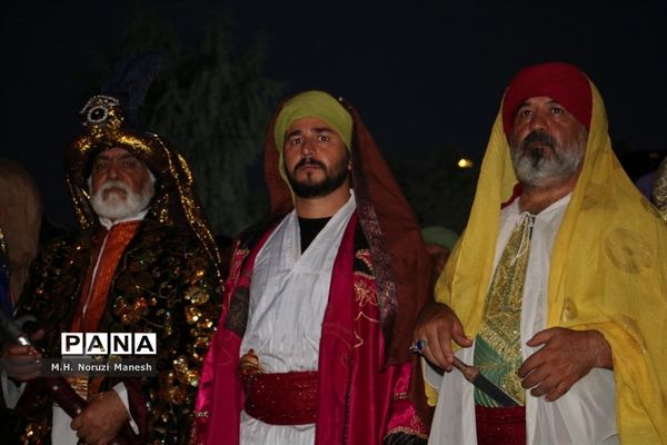 کاروان نمادین اسرای کربلا در قم