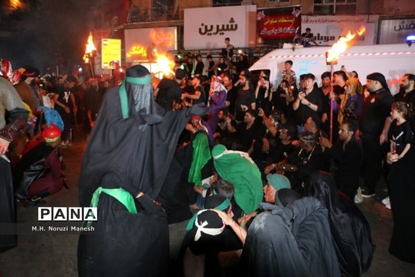کاروان نمادین اسرای کربلا در قم