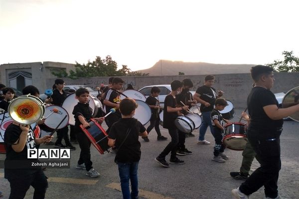 عزاداری مردم روستای بیدهند قم در ایام محرم