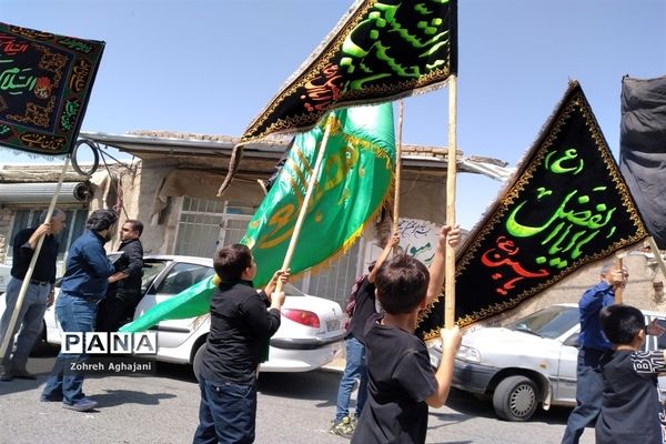 عزاداری مردم روستای بیدهند قم در ایام محرم