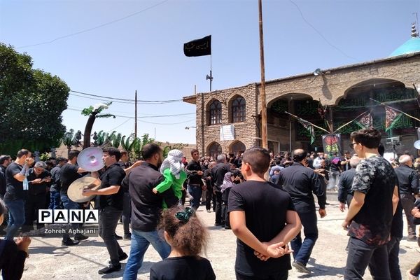 عزاداری مردم روستای بیدهند قم در ایام محرم