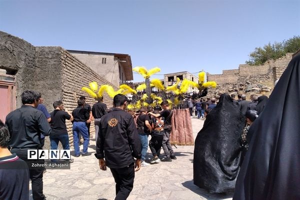 عزاداری مردم روستای بیدهند قم در ایام محرم