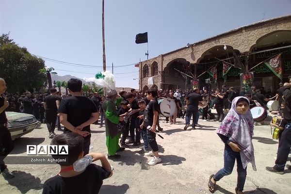 عزاداری مردم روستای بیدهند قم در ایام محرم