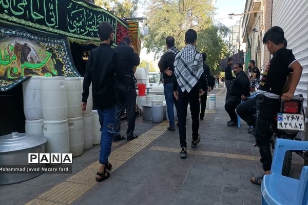 برگزاری موکب عزاداری در مشهد