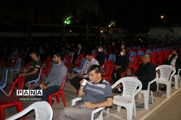 مراسم عزاداری فرهنگیان مدارس شاهد ناحیه۶ مشهد مقدس