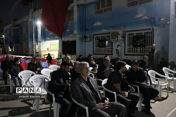 مراسم عزاداری فرهنگیان مدارس شاهد ناحیه۶ مشهد مقدس
