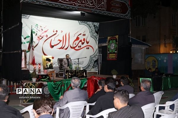 مراسم عزاداری فرهنگیان مدارس شاهد ناحیه۶ مشهد مقدس