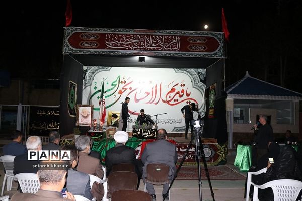 مراسم عزاداری فرهنگیان مدارس شاهد ناحیه۶ مشهد مقدس