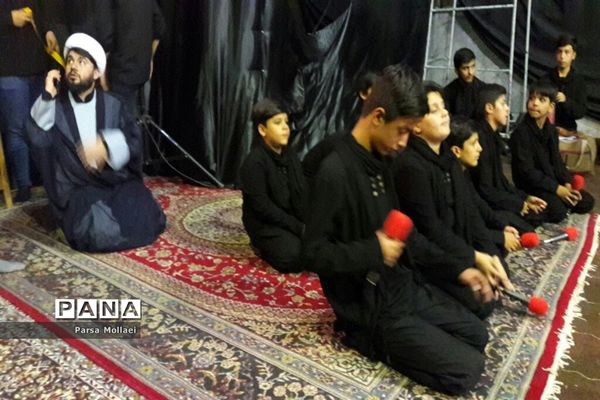 مراسم عزاداری هیات دانش‌آموزی انصارالمهدی(عج) در قم