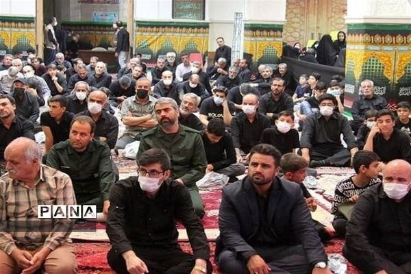 برگزاری اولین سالگرد تدفین پاسدار شهید مدافع حرم عین الله مصطفایی درمحمد‌شهر  کرج