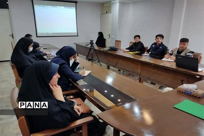 کلاس آموزشی دانشآموز خبرنگاران پانا استان زنجان