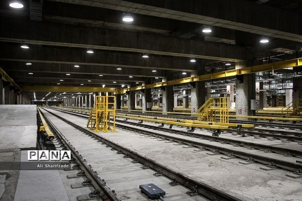 آیین بهره‌برداری از بزرگترین پایانه زیرزمینی قطارهای شهری در کشور