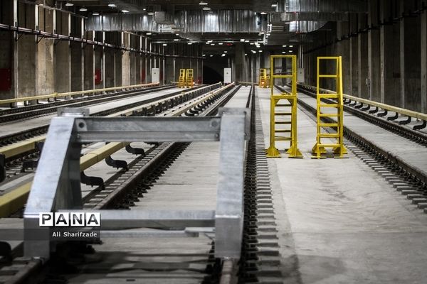 آیین بهره‌برداری از بزرگترین پایانه زیرزمینی قطارهای شهری در کشور