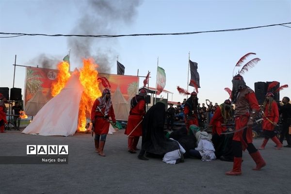 برگزاری مراسم تعزیه‌خوانی در روستاهای اطراف مشهد
