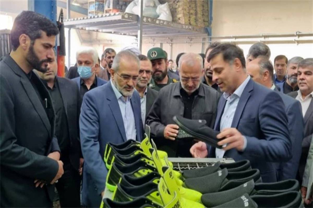 افتتاح بزرگترین مجموعه تولید کفش و چندین طرح عمران شهری با حضور معاون پارلمانی رئیس‌جمهوری