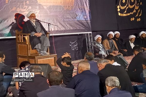 عزاداری سالروز شهادت یادگار کربلا امام سجاد(ع) در فرمانداری کاشمر