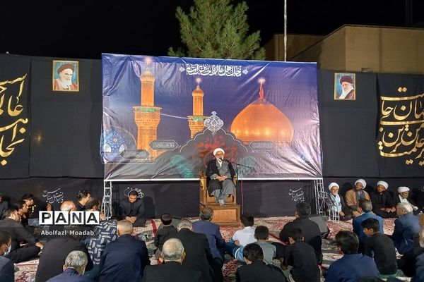 عزاداری سالروز شهادت یادگار کربلا امام سجاد(ع) در فرمانداری کاشمر