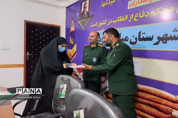 مراسم تجلیل از خبرنگاران در سپاه میاندورود
