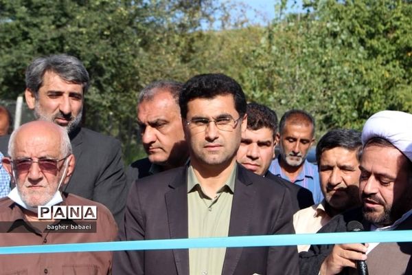افتتاح پروژه آبرسانی روستای تیرتاش