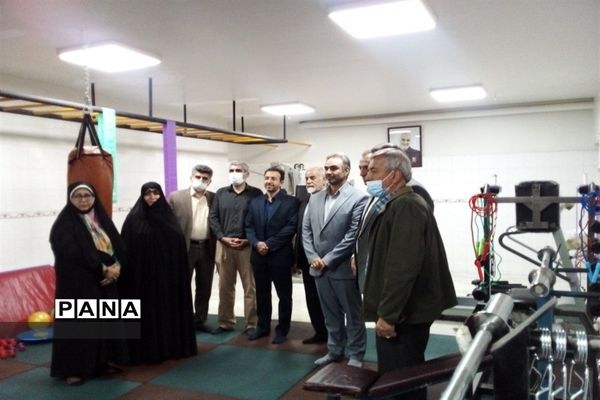 افتتاحیه سالن تندرستی شهید سردار دلها سلیمانی