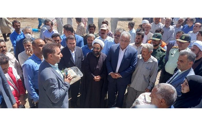 افتتاح پروژه تامین آب شرب پایدار چاه «شهدای عشایر» شهرستان خرامه