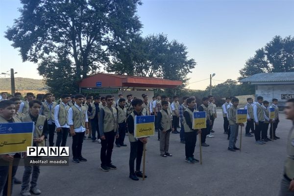 افتتاحیه اردوی قطبی گلستان بخش پسران