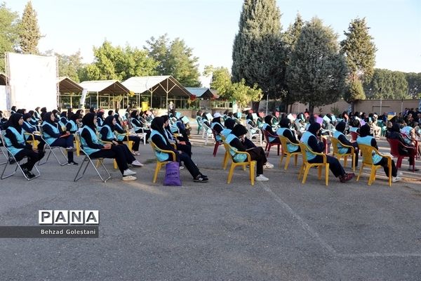 افتتاحیه اردوی اعضای سازمان دانش‌آموزی قطب 5 در آذربایجان غربی