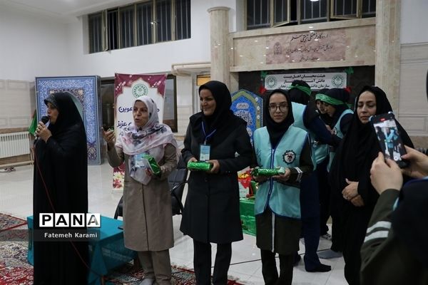 برنامه فرهنگی سوگواری حضرت رقیه (س) اعضای دختر سازمان دانش‌آموزی قطب 5 آذربایجان غربی